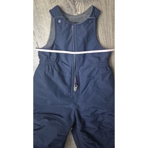 Lands' End Kid's Snow Bibs Size 12-18M Blue Boy's Girl's Unisex Winter Pants - Picture 4 of 8